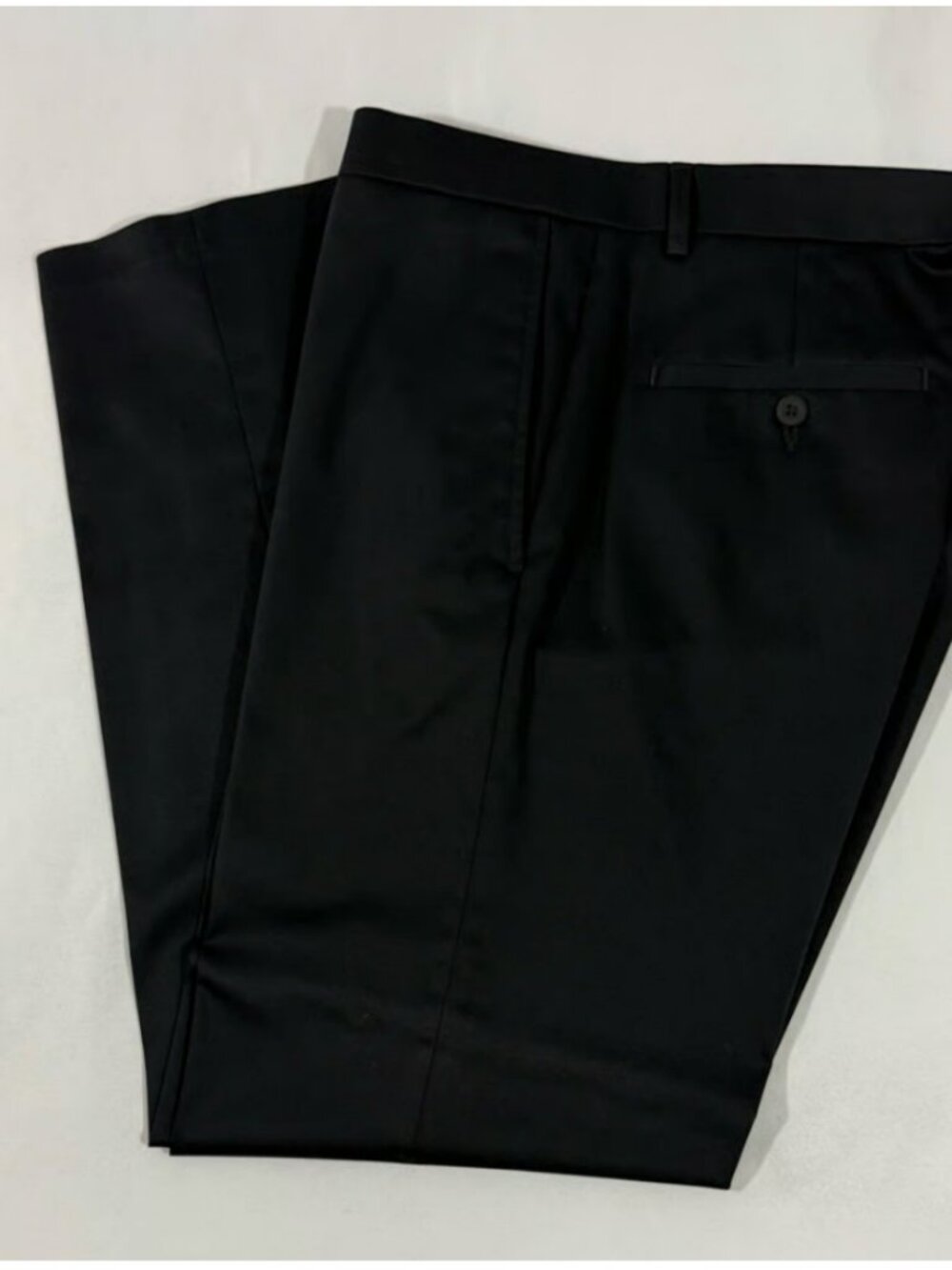 Men’s Haggar Black Iron-Free Premium Khaki Pants 34x30 Straight Fit